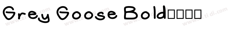 Grey Goose Bold字体转换